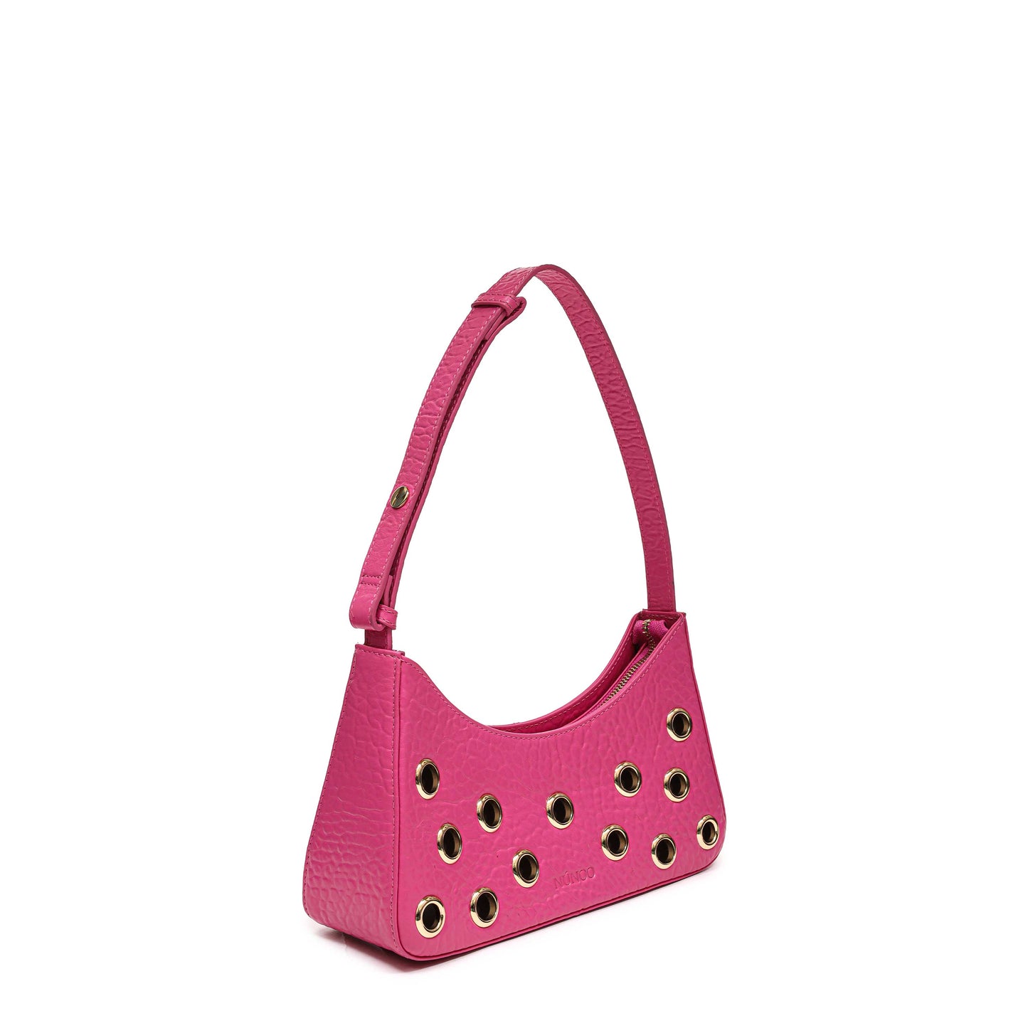 Núnoo Apollo 2 Eyelet New Zealand Pink w. Gold Small bag Pink
