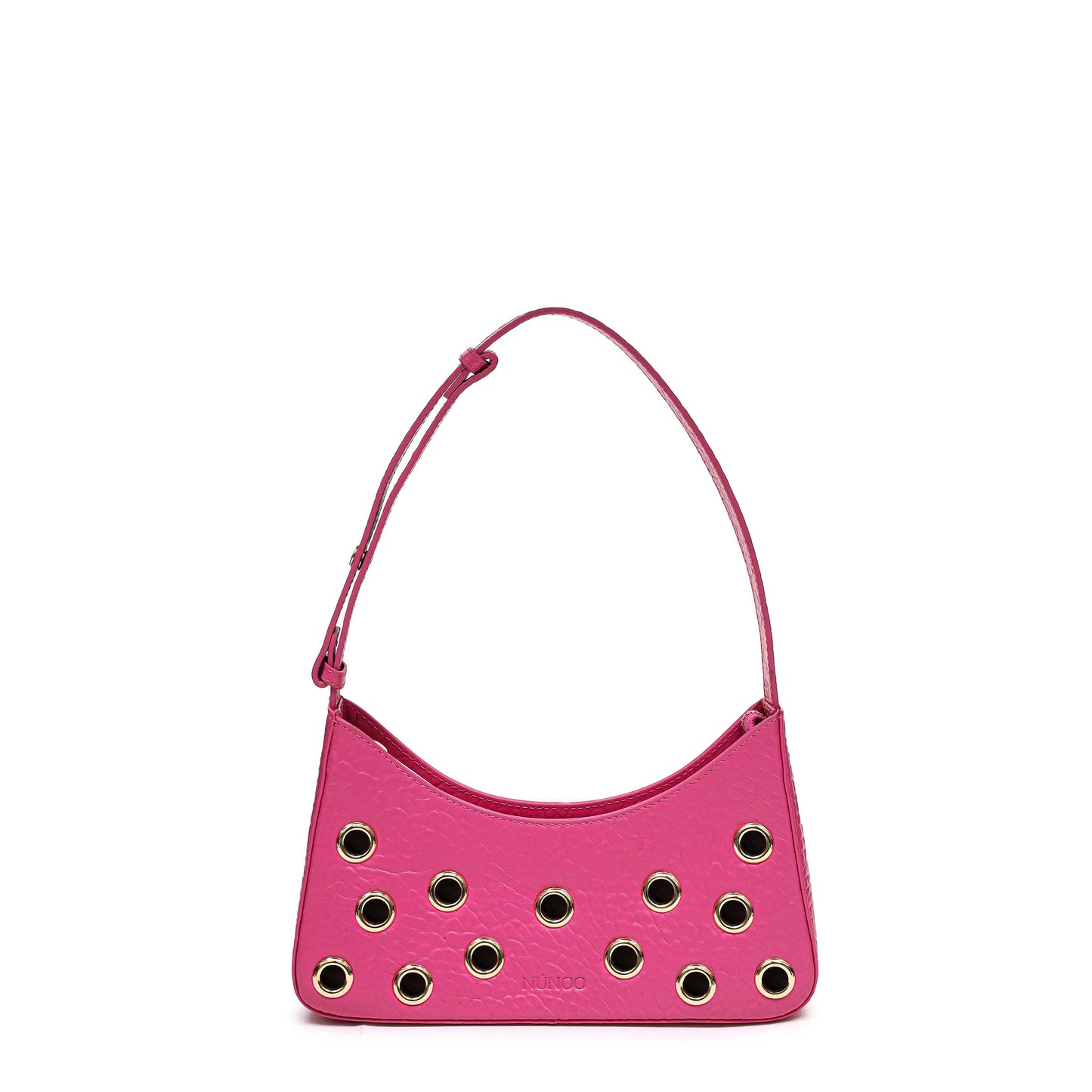 Núnoo Apollo 2 Eyelet New Zealand Pink w. Gold Small bag Pink