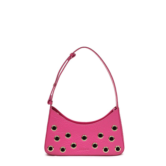 Núnoo Apollo 2 Eyelet New Zealand Pink w. Gold Small bag Pink