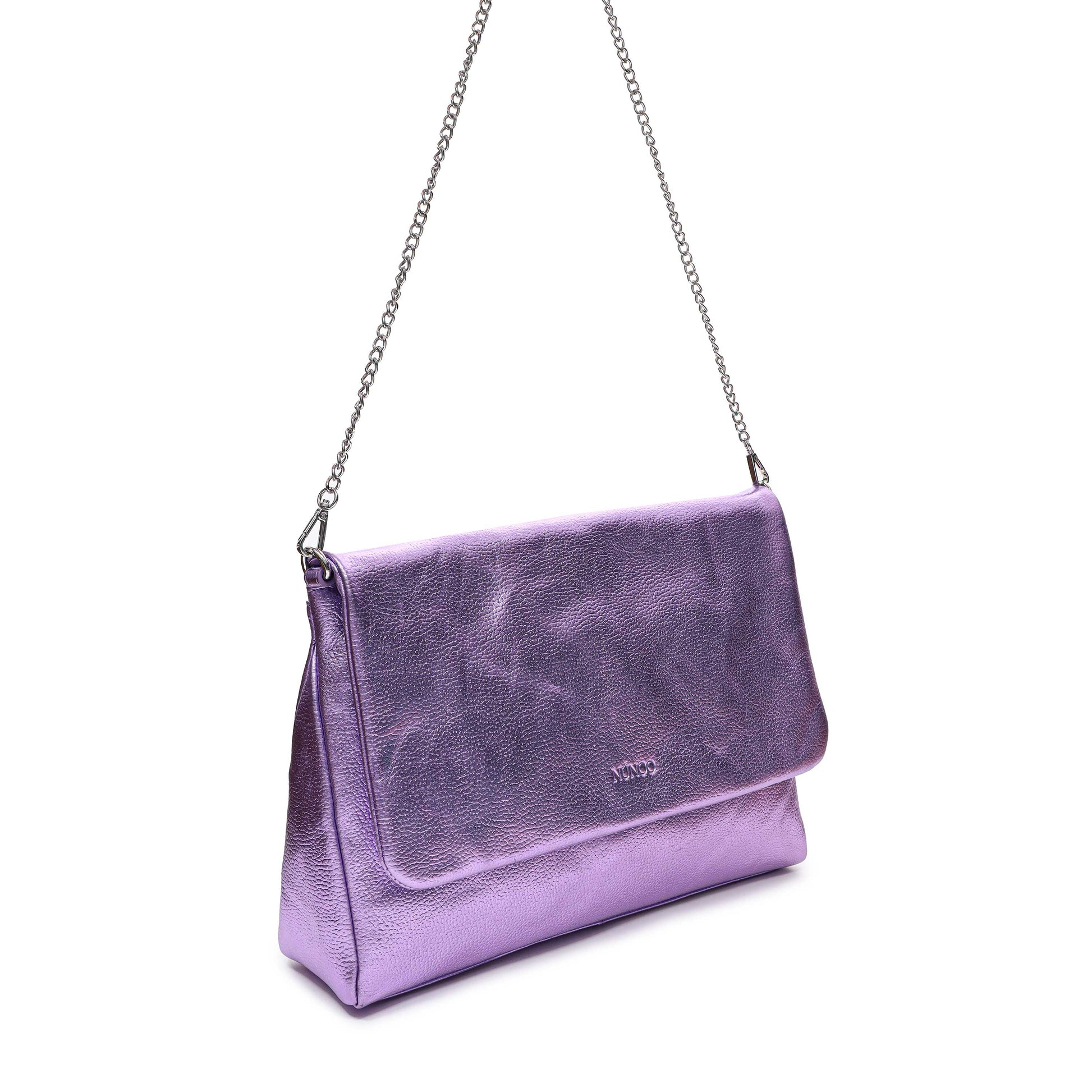 Núnoo Ariana Metallic Purple Large Purple