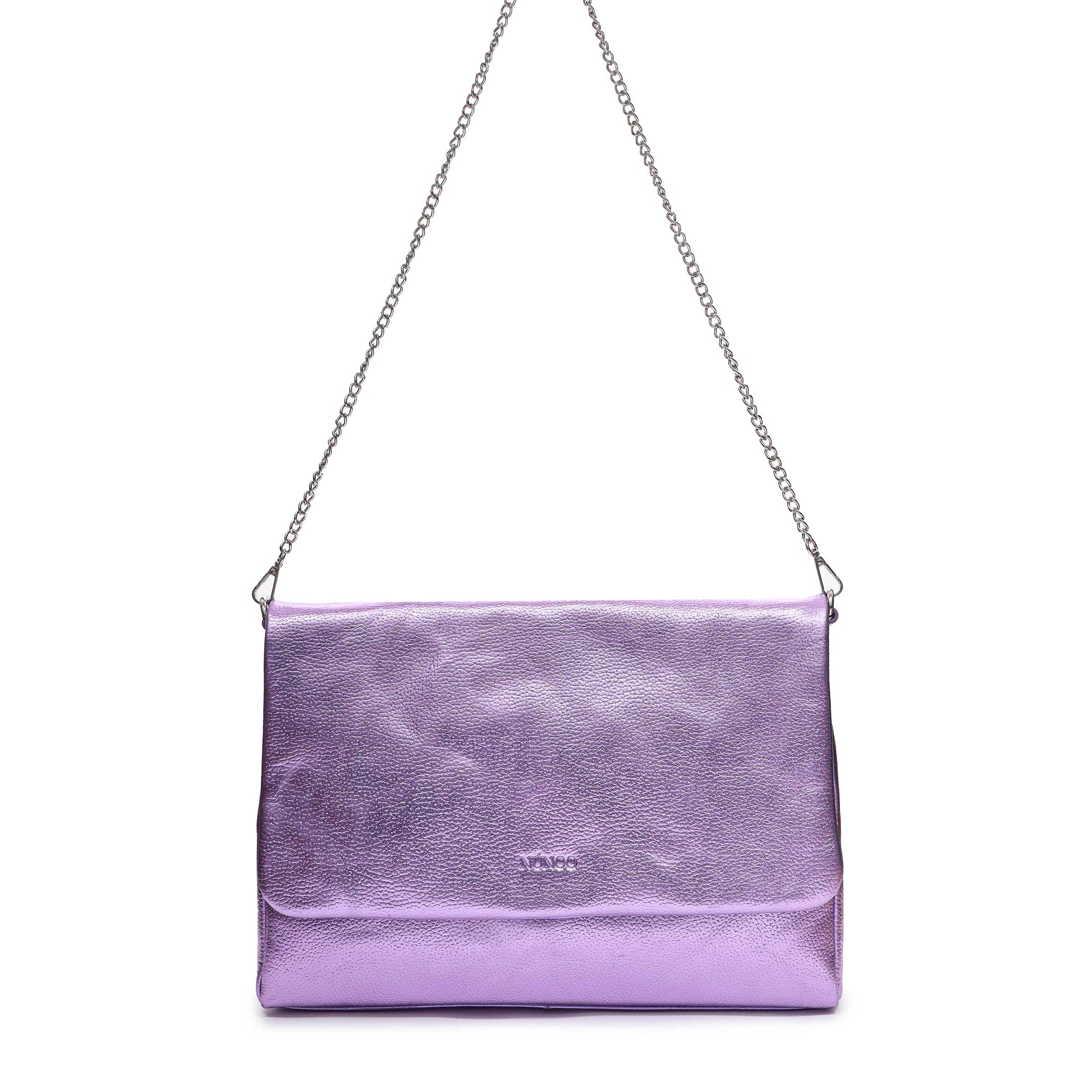 Núnoo Ariana Metallic Purple Large Purple