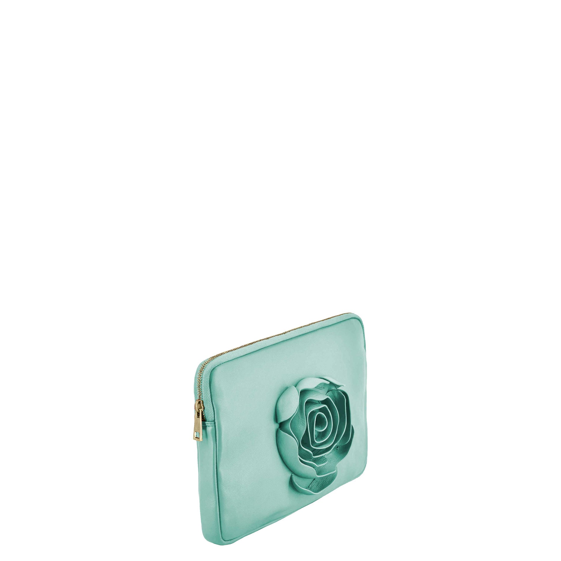Núnoo Clutch Rose Cozy Mint w. Gold Medium Mint green