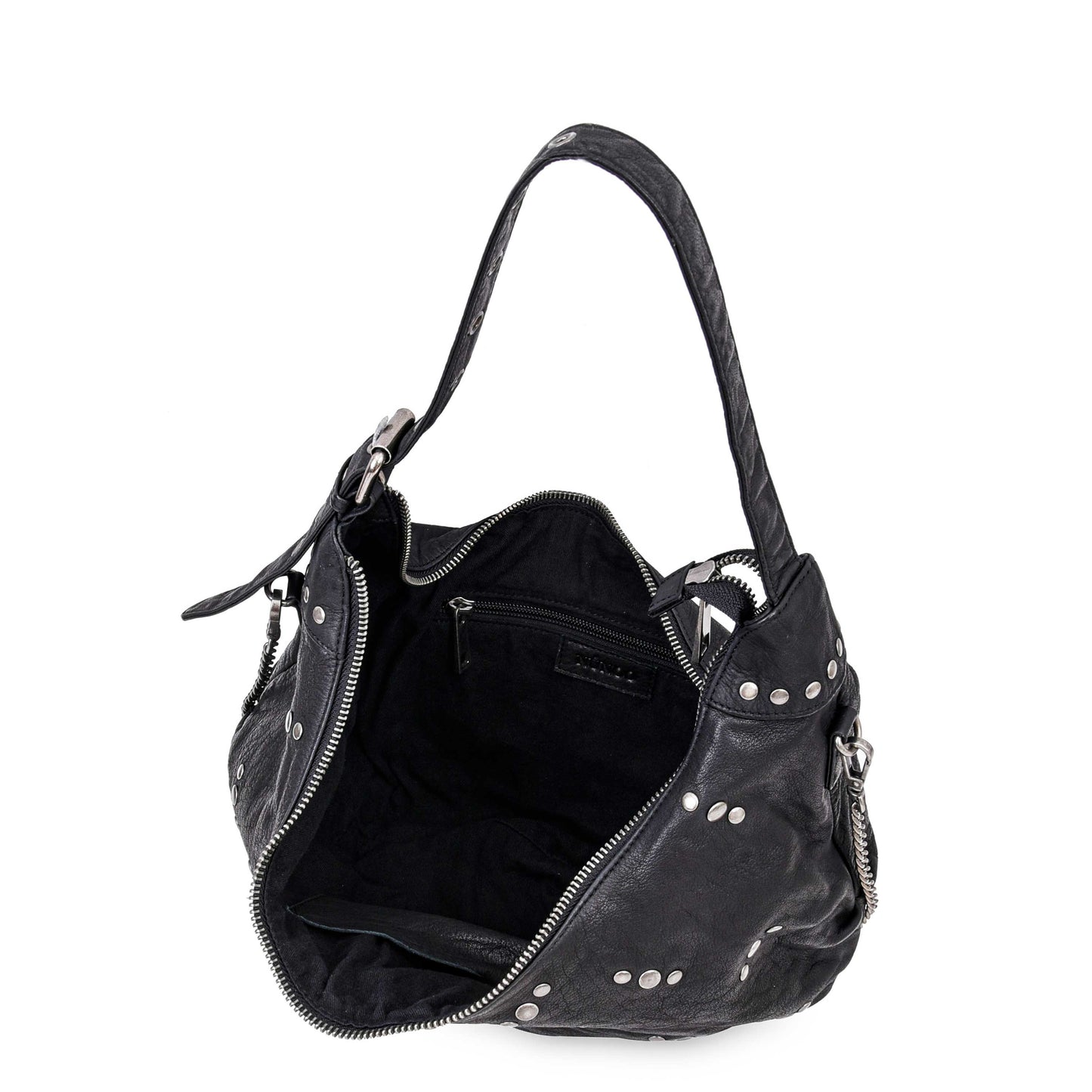 Núnoo Dagmar Rivet Washed Black Large Black