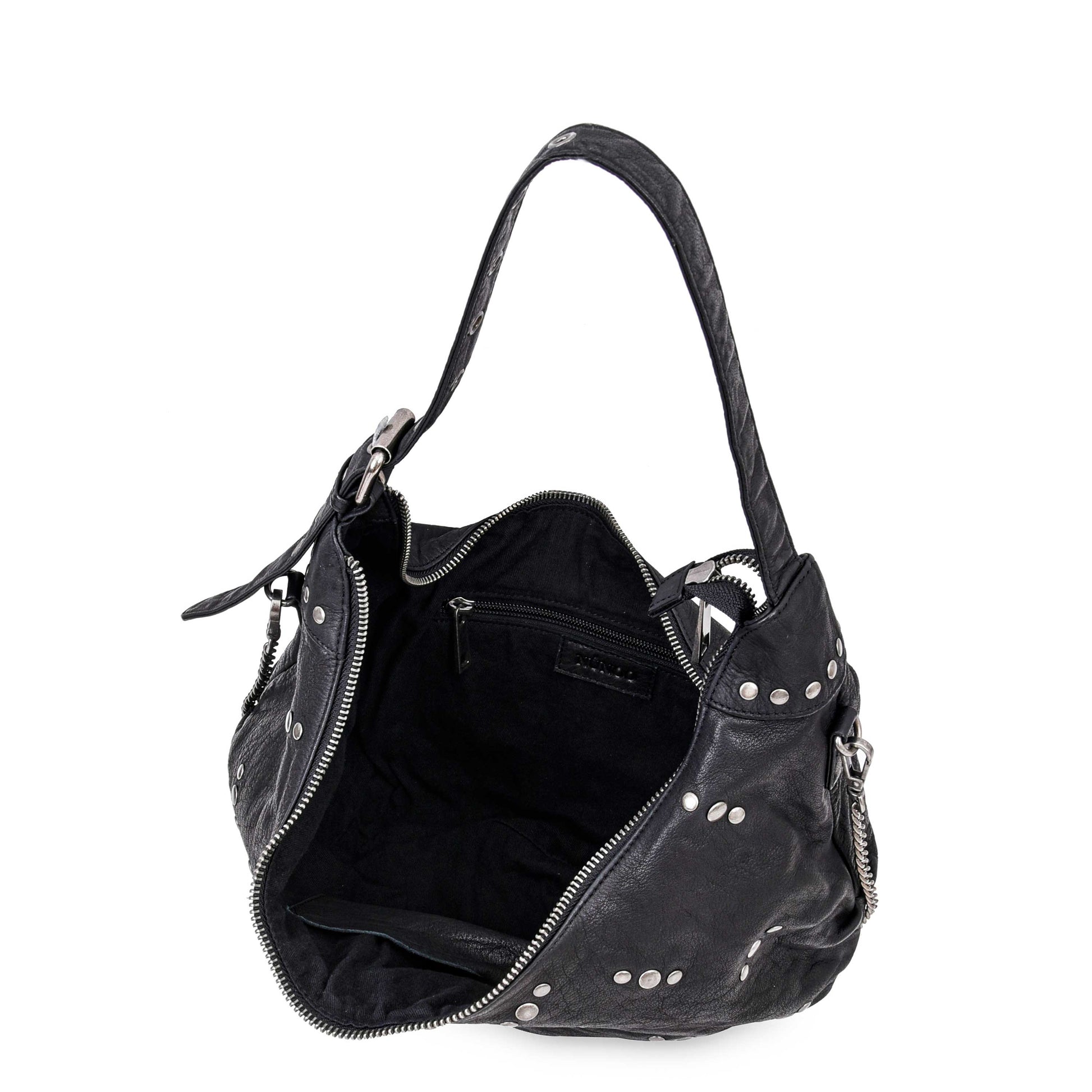 Núnoo Dagmar Rivet Washed Black Large Black
