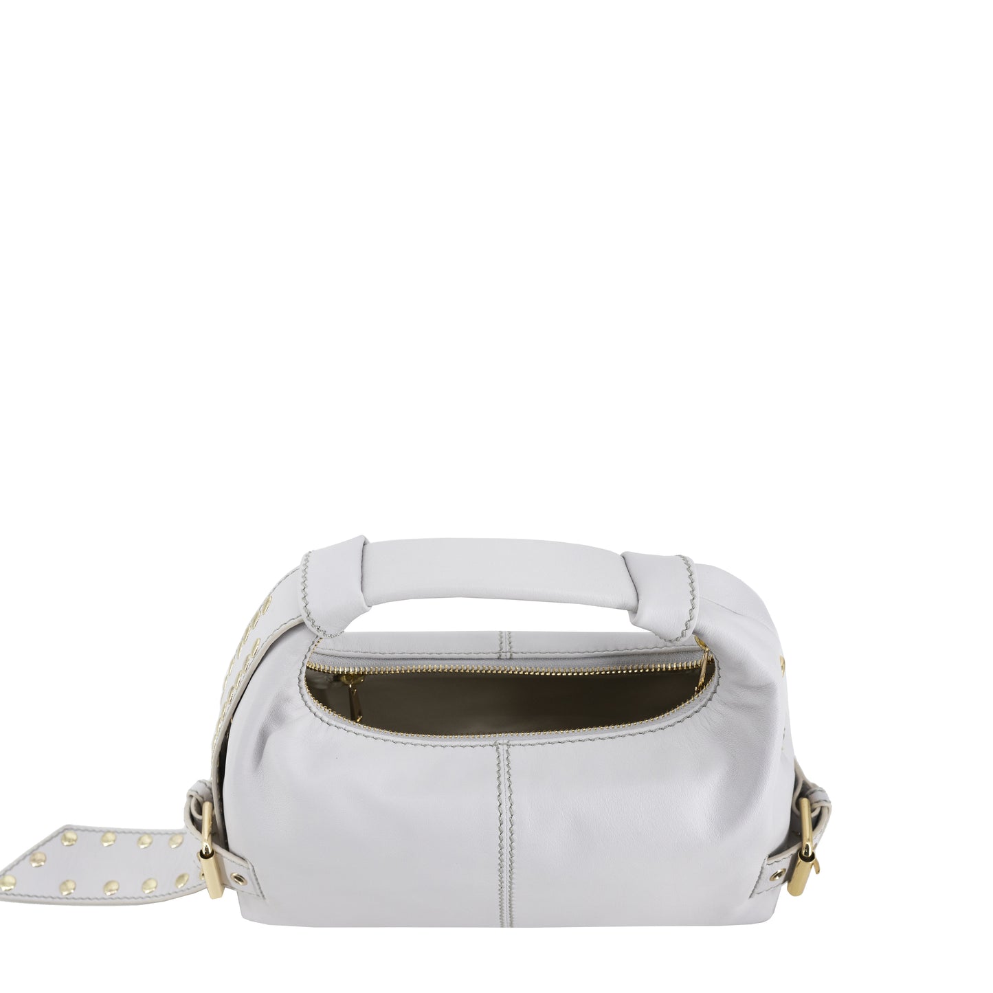 Núnoo Dandy Detail Cozy Off White w. Gold Small bag Off white