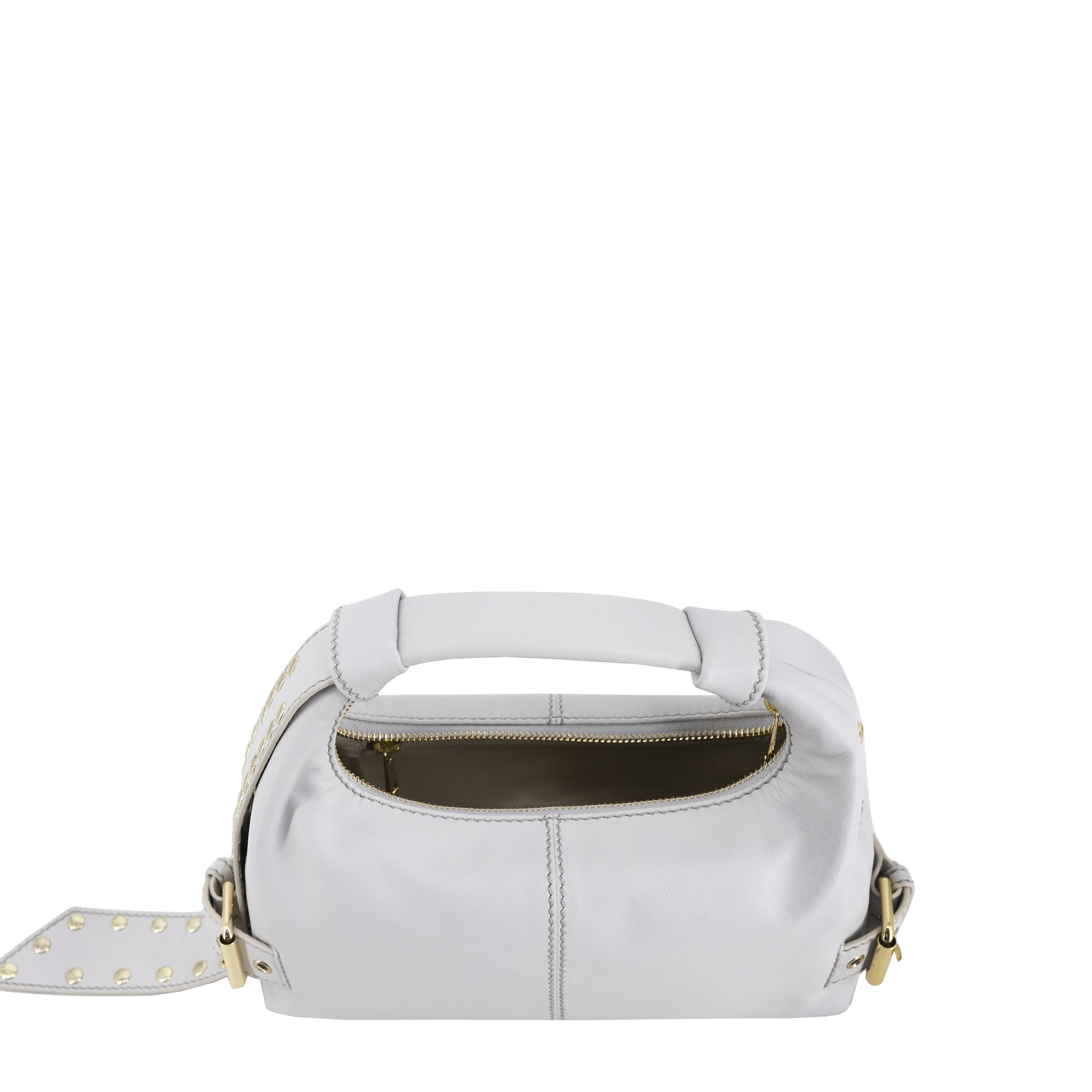 Núnoo Dandy Detail Cozy Off White w. Gold Small bag Off white