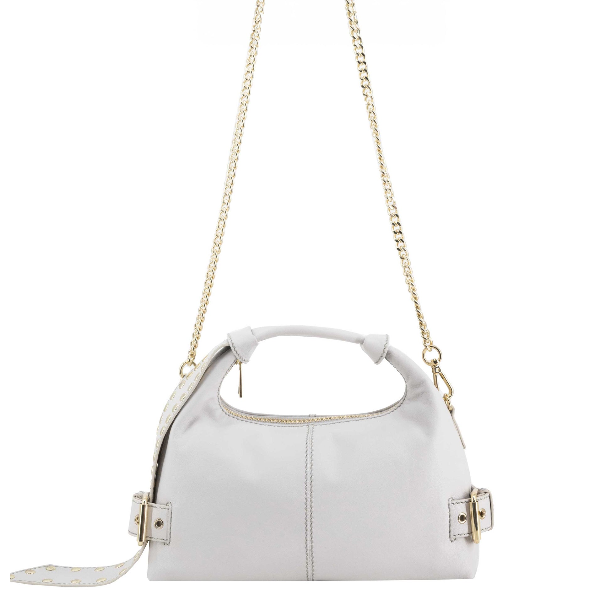 Núnoo Dandy Detail Cozy Off White w. Gold Small bag Off white