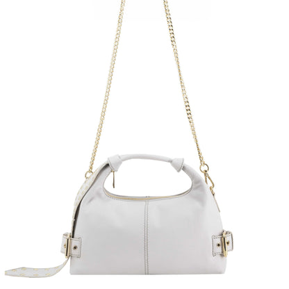 Núnoo Dandy Detail Cozy Off White w. Gold Small bag Off white