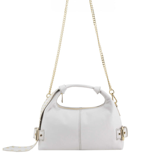 Núnoo Dandy Detail Cozy Off White w. Gold Small bag Off white