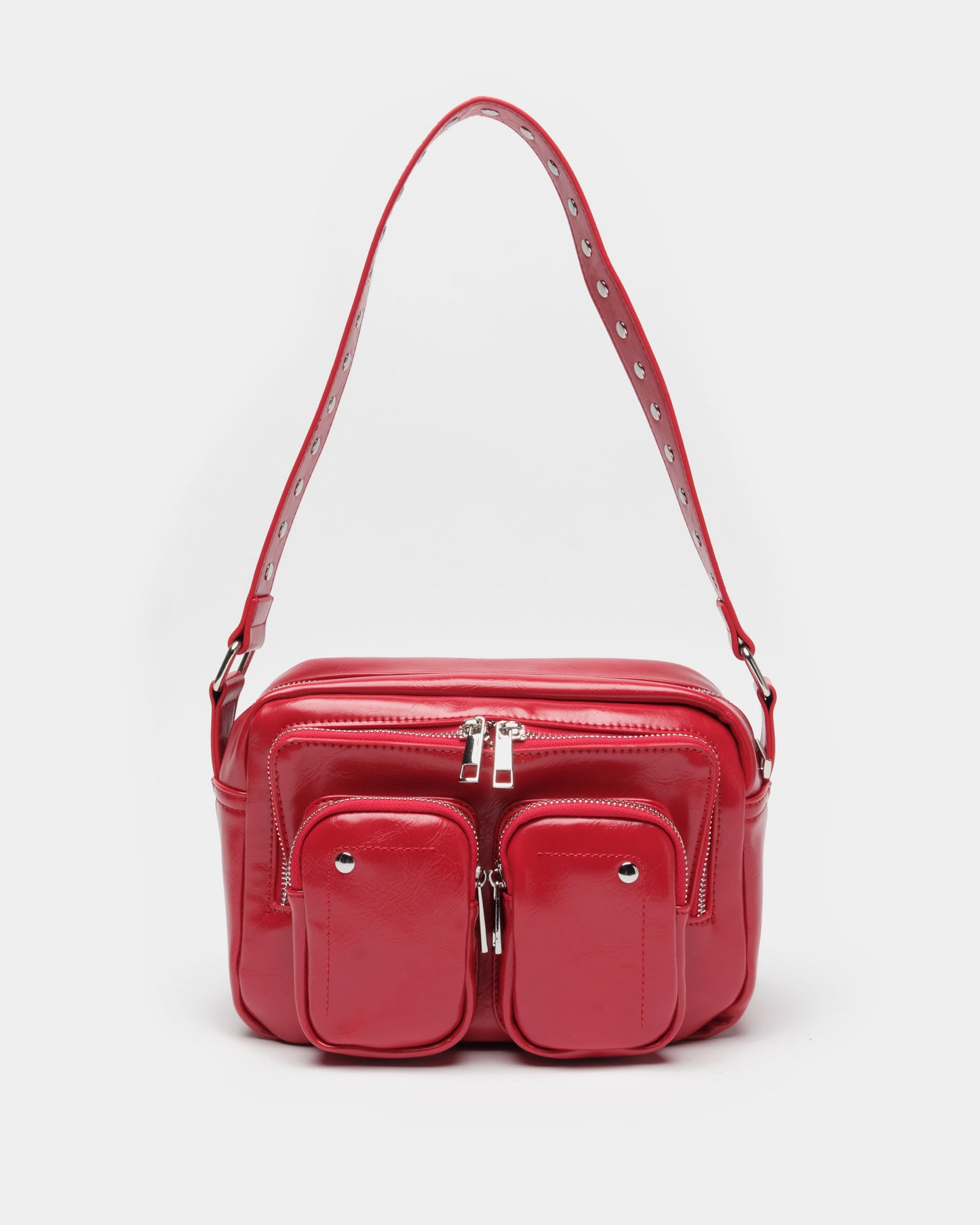 Núnoo Ellie Wrinkle Bright Red Medium Bright Red
