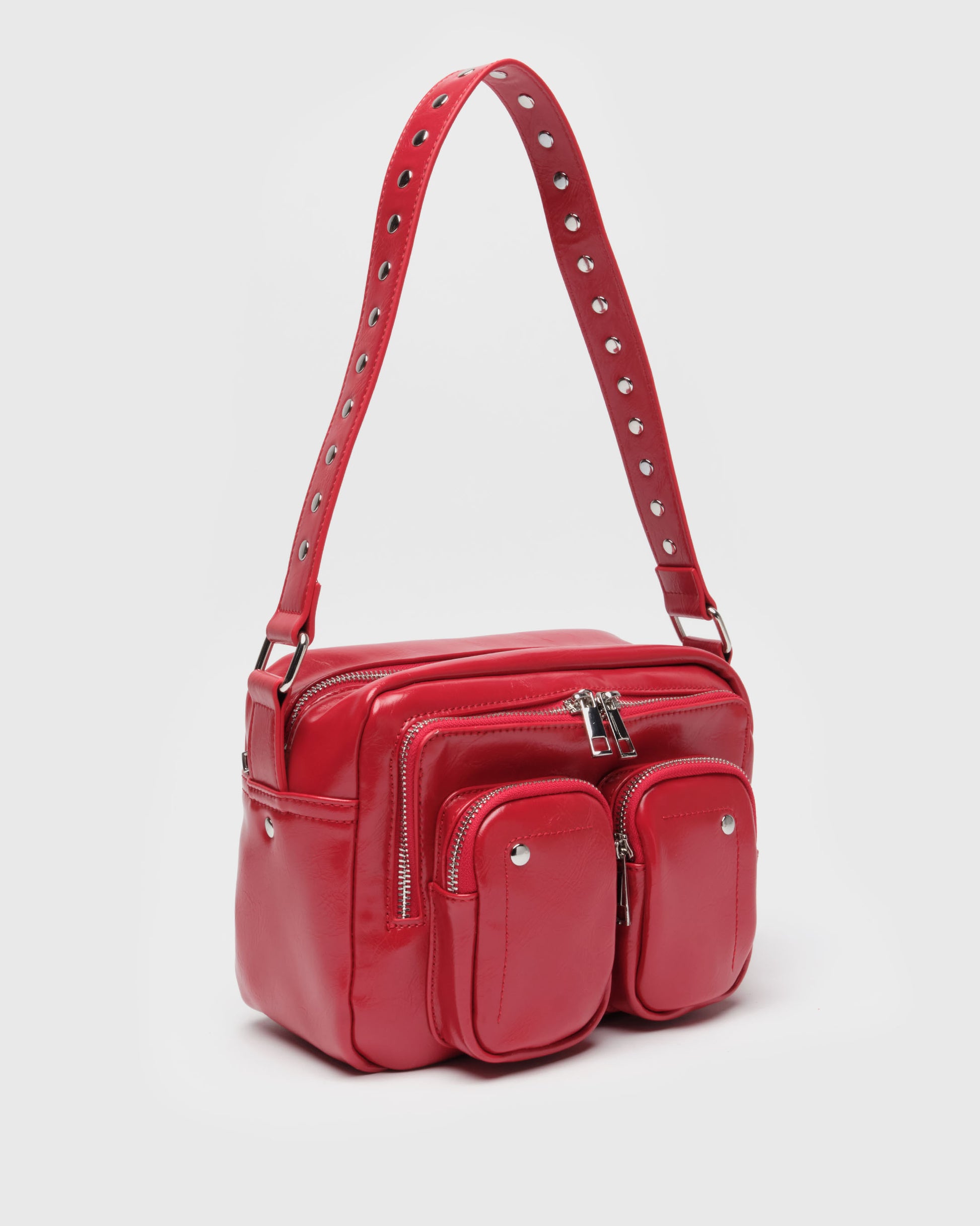 Núnoo Ellie Wrinkle Bright Red Medium Bright Red
