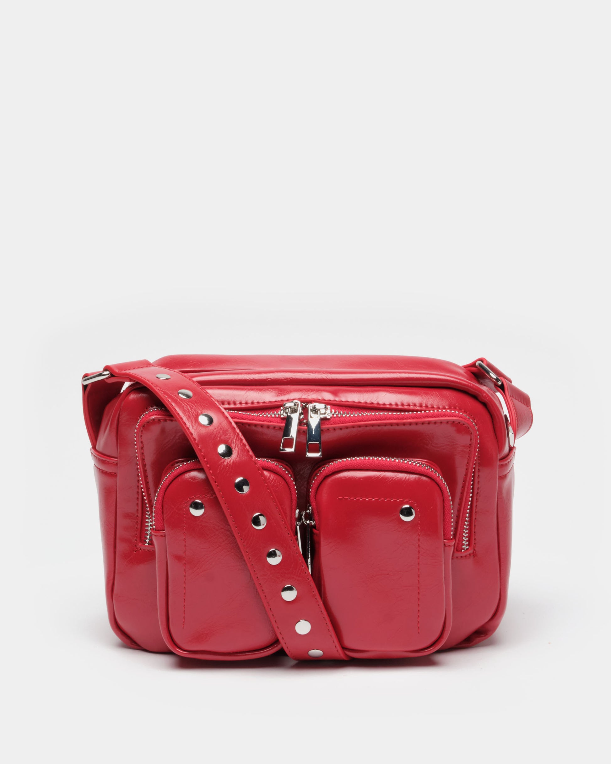 Núnoo Ellie Wrinkle Bright Red Medium Bright Red