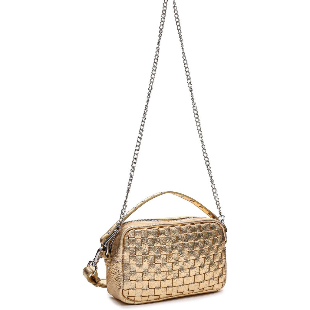 Núnoo Lyra Metallic Light Gold Small bag Light Gold