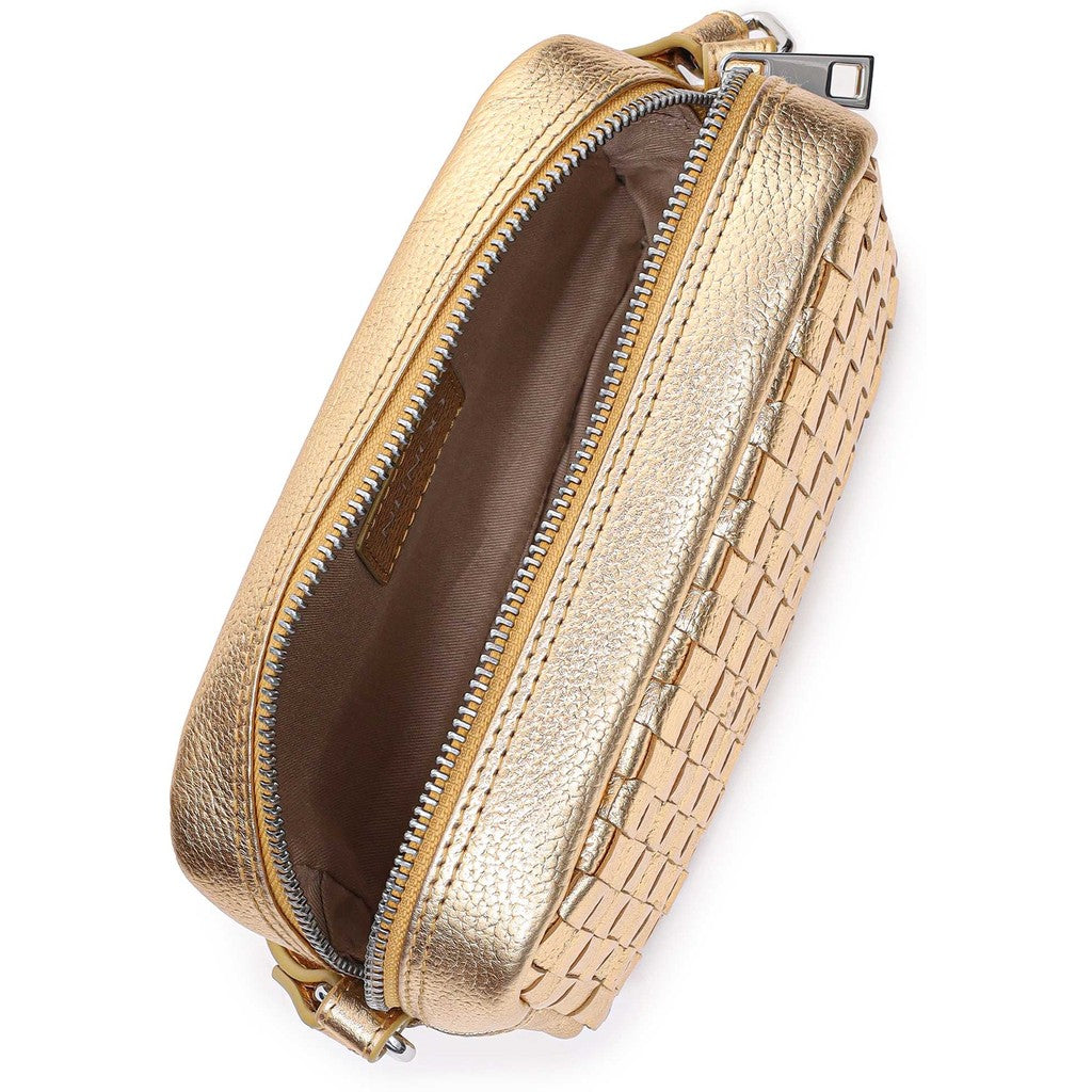 Núnoo Lyra Metallic Light Gold Small bag Light Gold