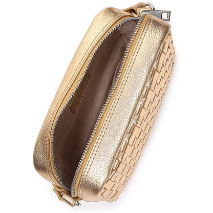 Núnoo Lyra Metallic Light Gold Small bag Light Gold