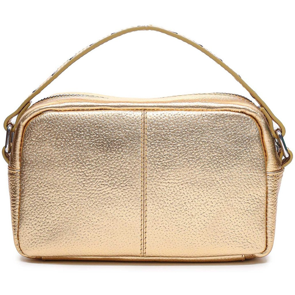 Núnoo Lyra Metallic Light Gold Small bag Light Gold