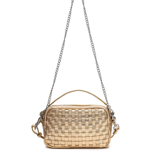 Núnoo Lyra Metallic Light Gold Small bag Light Gold