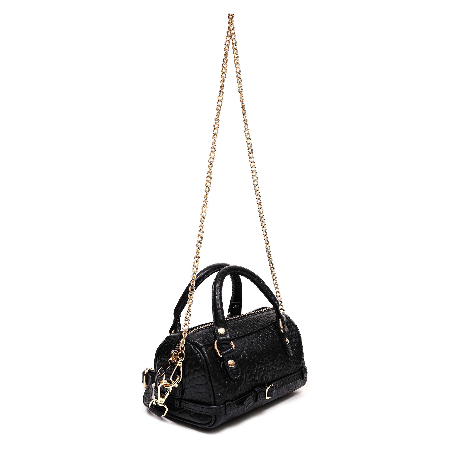 Núnoo Nori New Zealand Black w. Gold Small bag Black