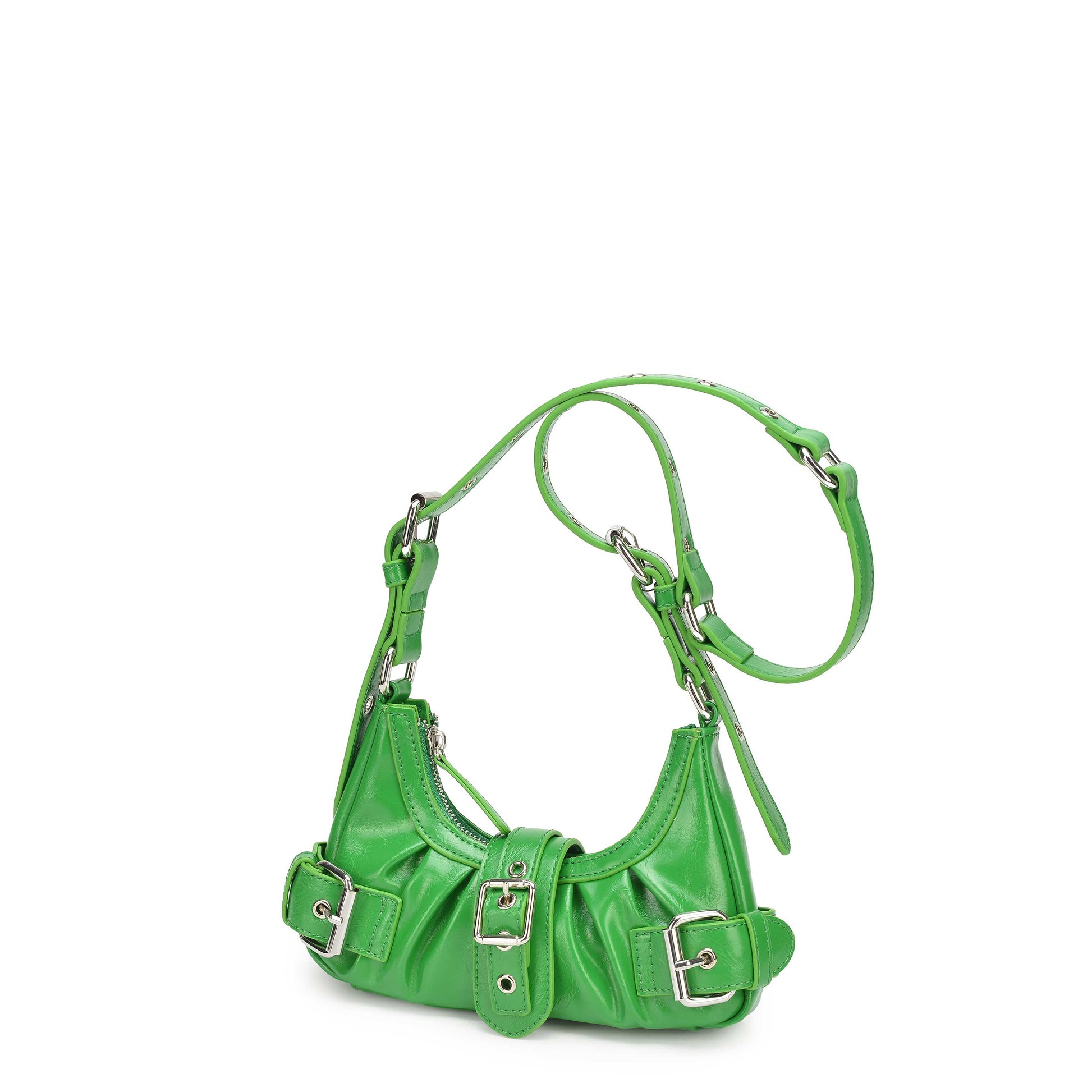 Núnoo Palma Wrinkle Green Small bag Green