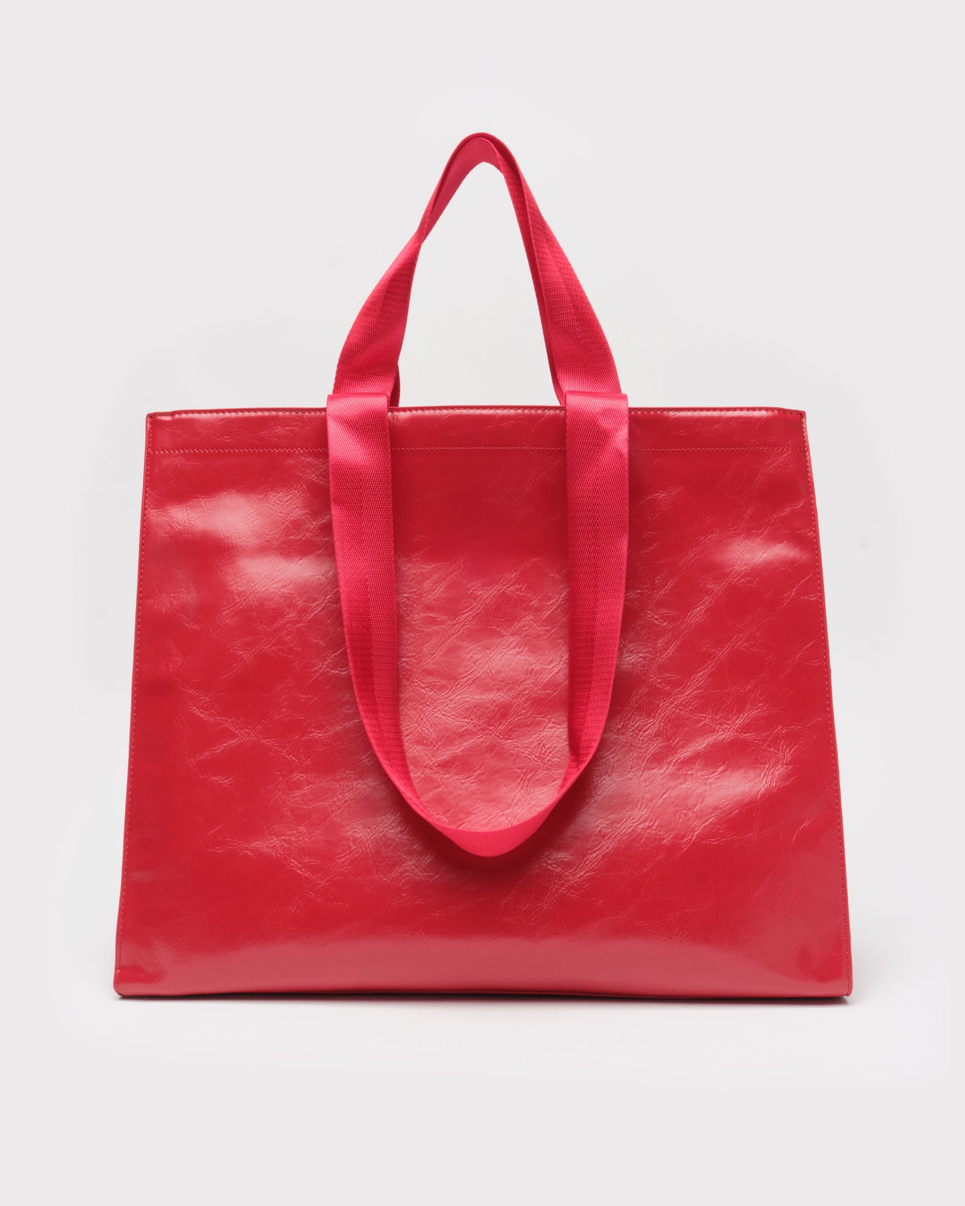 Núnoo Shopper Wrinkle Bright Red Maxi Bright Red
