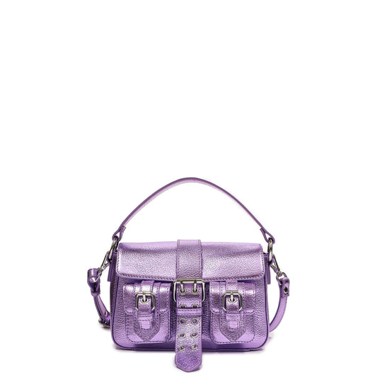 Núnoo Small Honey Buckle Metallic Purple Small bag Purple