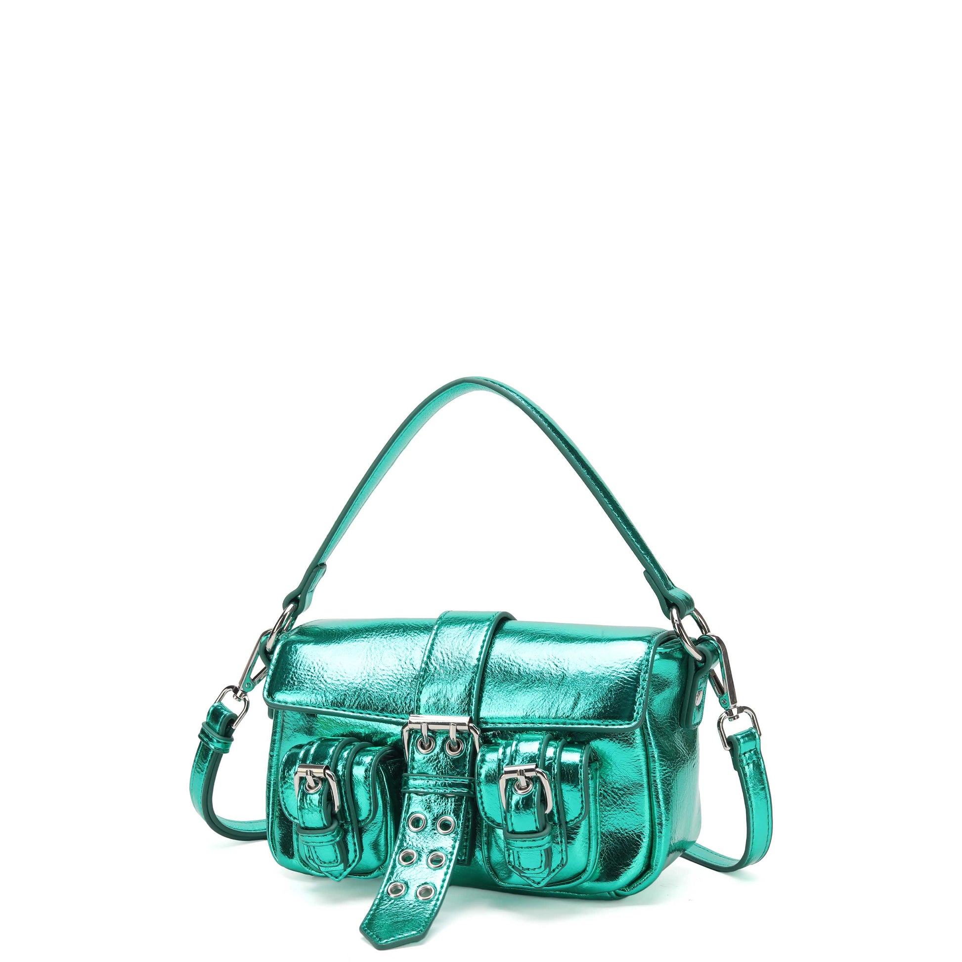 Núnoo Small Honey Buckle Recycled Cool Green Small bag Green