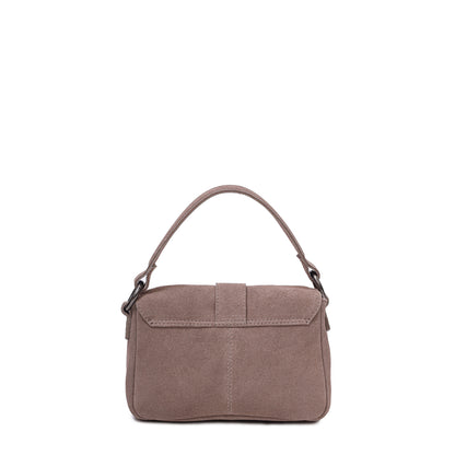Núnoo Small Honey Buckle Suede Sand w. Antique Silver Small bag Sand