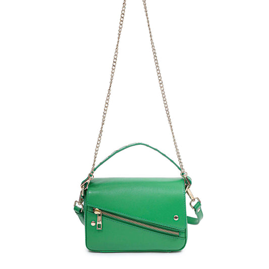 Núnoo Small Honey Cut Florence Green w. Gold Small bag Green