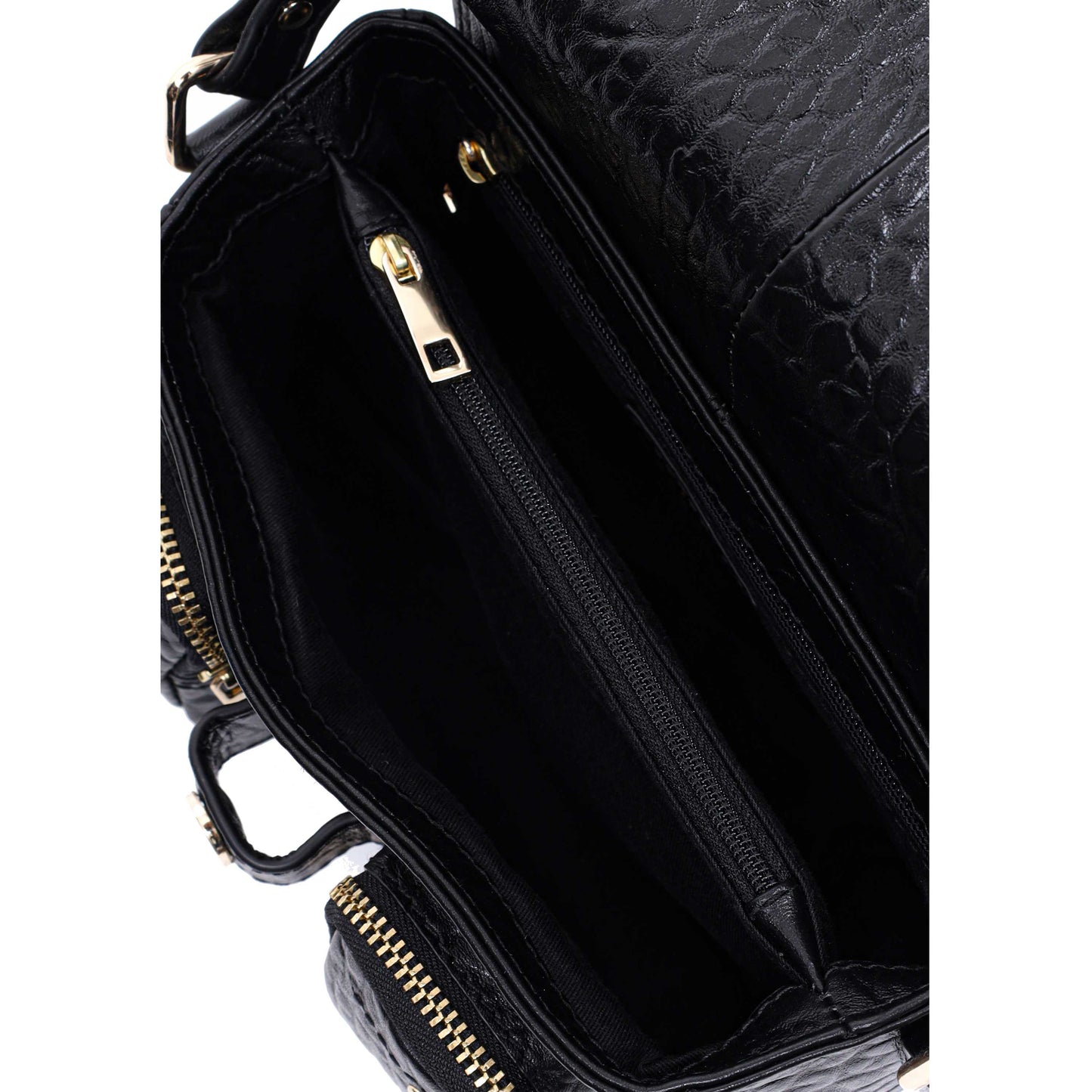 Núnoo Small Honey new zealand black w. gold Small bag Black