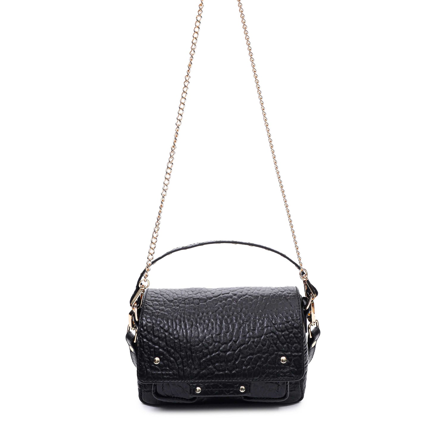 Núnoo Small Honey new zealand black w. gold Small bag Black