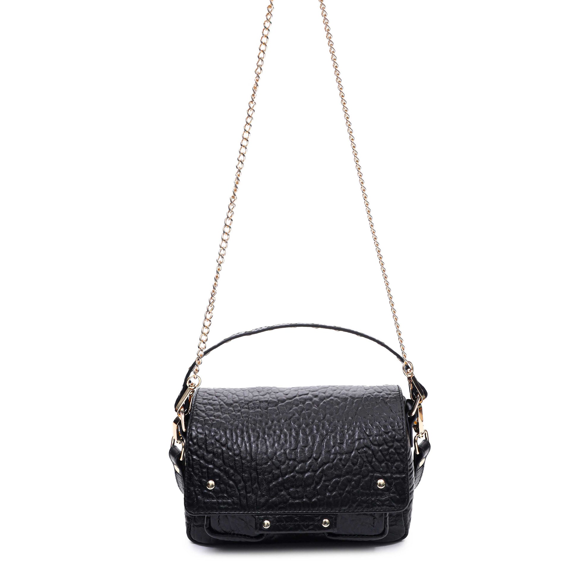 Núnoo Small Honey new zealand black w. gold Small bag Black